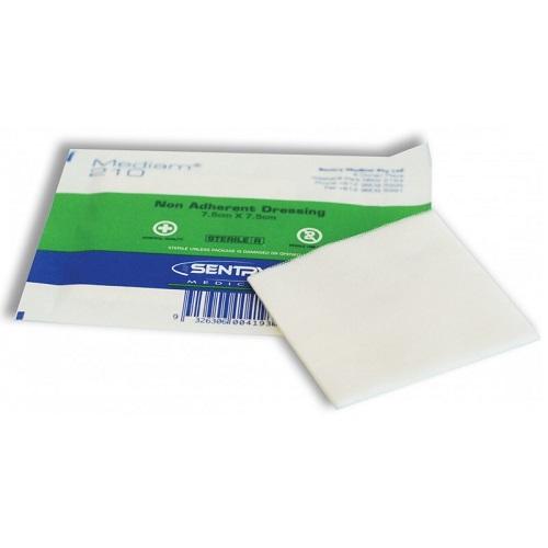 Mediam 210 Non-Adherent Dressing 5cm x 5cm - Box (50)