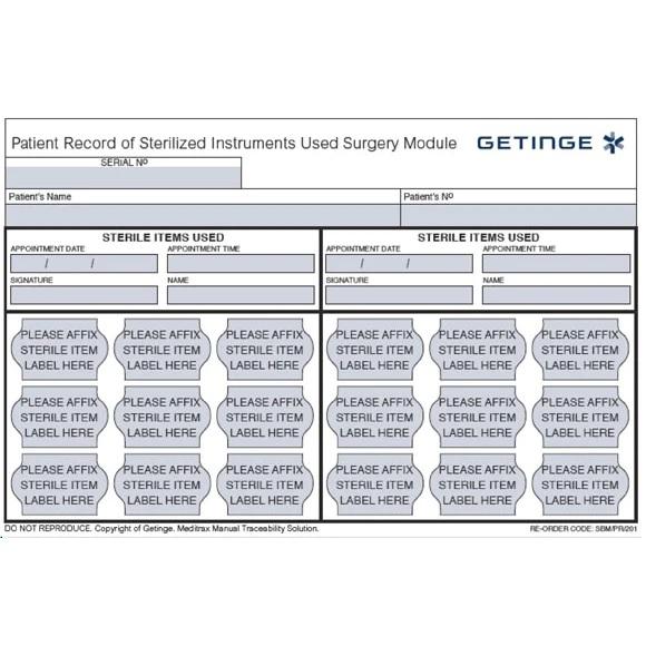 Meditrax Patient Record Sheet Pad (50 Sheets/Pad) (6006306011) - 5pk