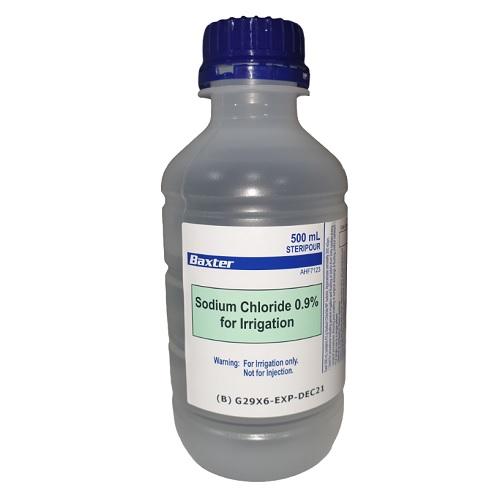 Sodium Chloride 0.9% 500ml Steripour - Each
