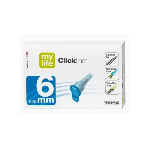 Clickfine Pen Needle 31g x 6mm - Box (100)