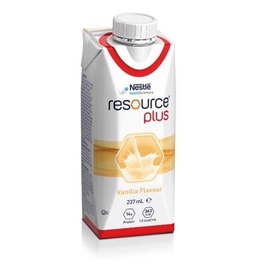 Resource® Plus Vanilla Tetra 237ml - Carton (24)