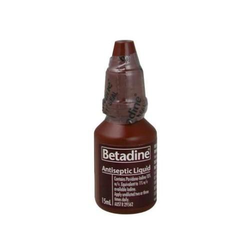 Betadine Antiseptic Skin Prep Liquid 15mL - Each