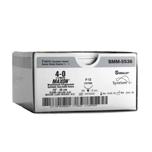 Maxon Suture 4/0 19mm 45cm - Box (36) Covidien