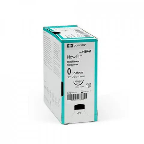 Novafil™ Premium Reverse Cutting 5/0 Blue 45cm SBE3 - Box (12) Covidien