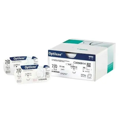 Optilene 6/0 DS12 45cm Blue - Box (36) B.Braun