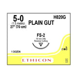 Plain Gut Suture 5/0 FS-2 19mm 70cm - Box (12) Ethicon