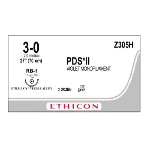 PDS II 3/0 RB-1 70cm - Box (36) Ethicon