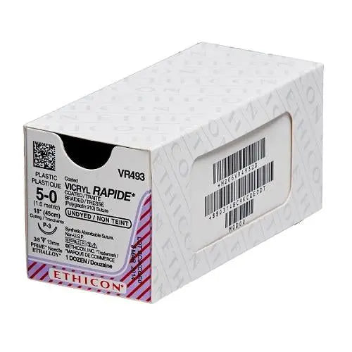 Vicryl Rapide 5/0 Suture 13mm 45cm - Box (36) Ethicon