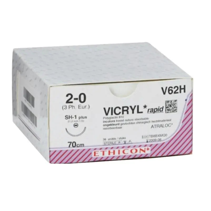 Vicryl Rapide 5/0 Suture 45cm P-1 - Box (36) Ethicon