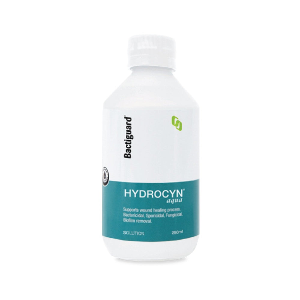 Hydrosyn Hydrocyn Aqua Antimicrobial Wound Solution 250ml Bottle - Each