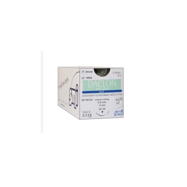 Daclon 3/0 RC 3/8 Circ DS 19mm 45cm Blue - Box (12)