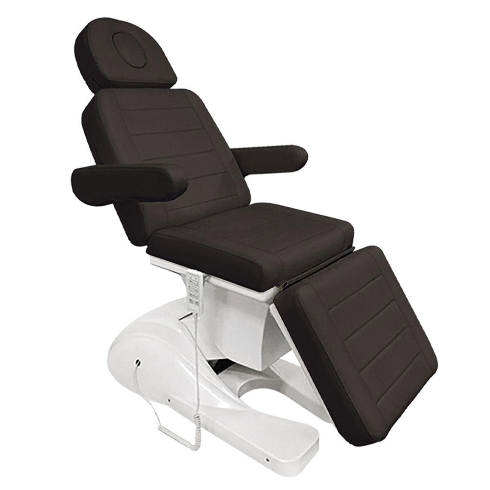 LOGIFORM Supreme Cosmetic Couch 4 Motor 3 Section in Black Medical Grade Vinyl (PM1)