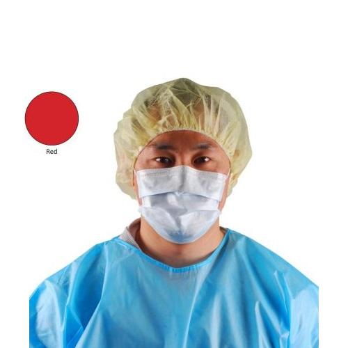 Owear Beret / Bouffant Cap Red - Box (250)