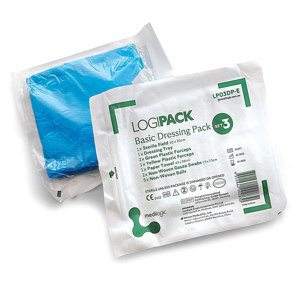 LOGIPACK Basic Dressing Pack Set 3 - Pack (20)