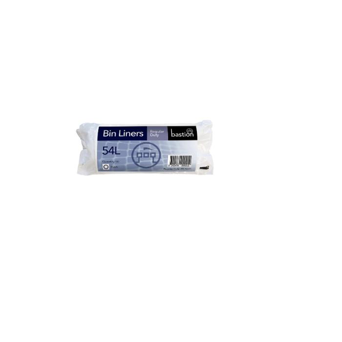 Bin Liner 54L Black - Carton (500)