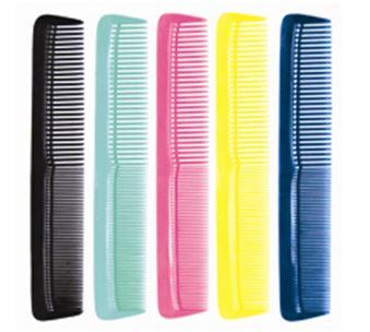 Hair Comb for Women 200mm Assorted - Pack (12)