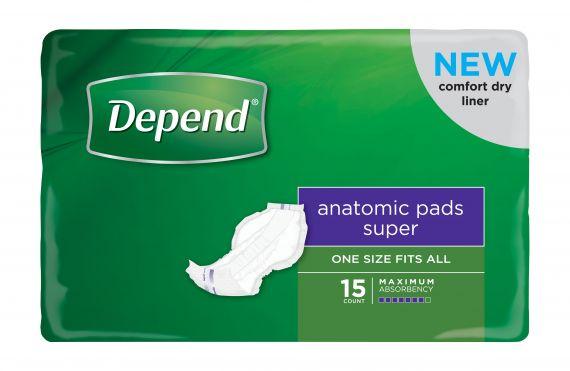 Depend Anatomics Super - Carton (15x4)