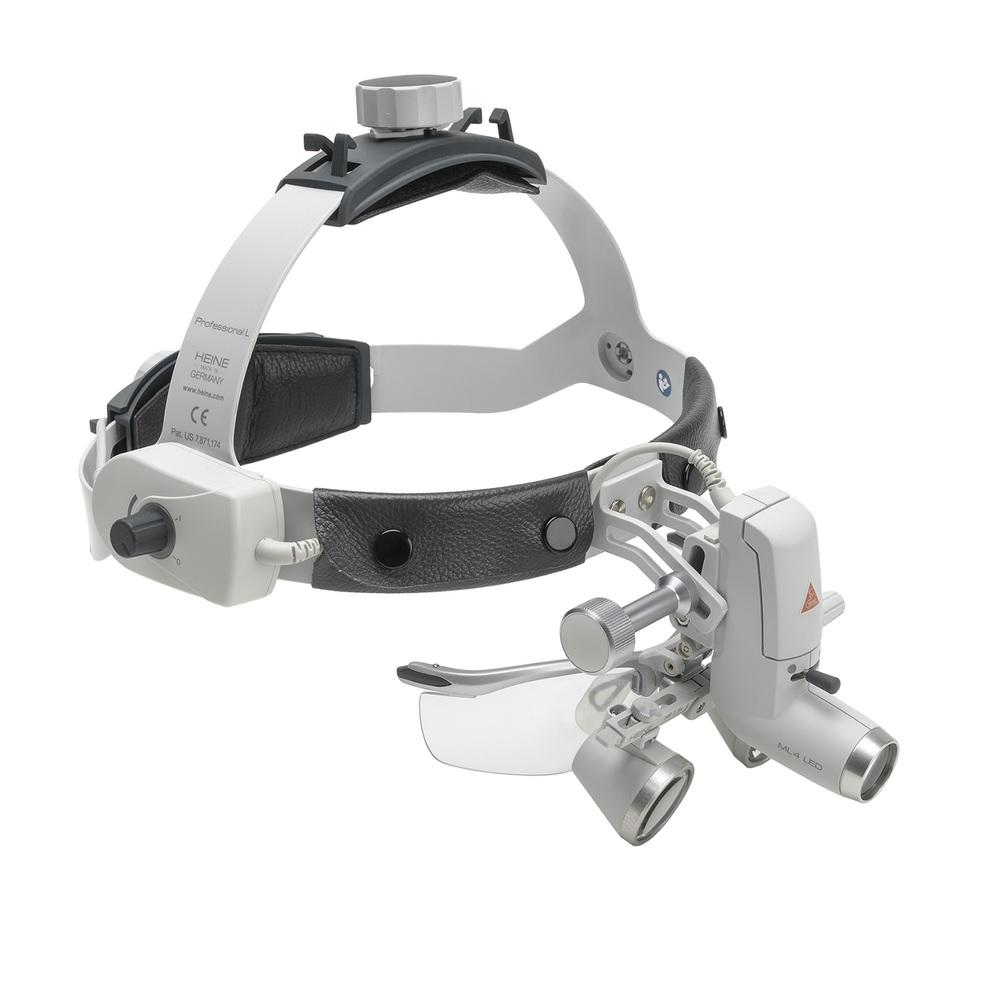 HEINE ML4 LED Headlight with HR/HRP Loupe Optics 2.5x / 340mm