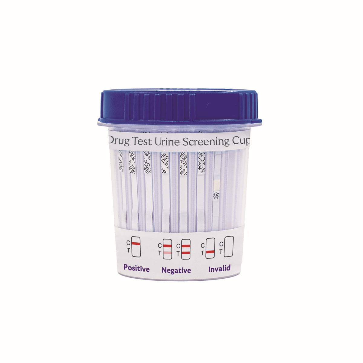 LOGICHECK Drug Test Urine Screening Cup (8 Drug Classes inc Alcohol) + Adulterants - Carton (25)