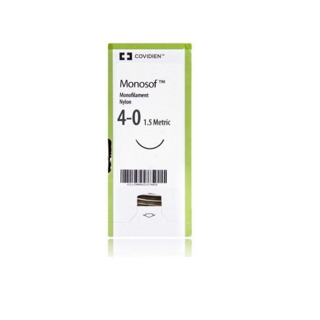 Monosof 4-0 non-absorbable 19mm 45cm RC Black - Box (36)
