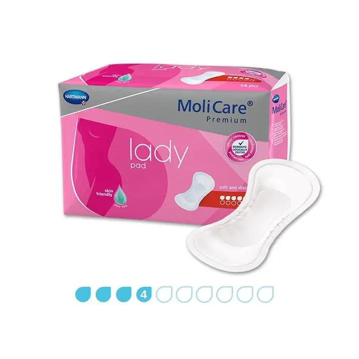 (168046) MoliCare Premium Lady Pad 4 Drops - Pack (14) Hartmann