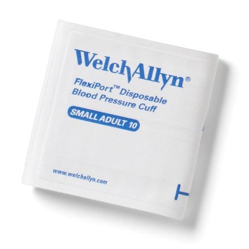 WELCH ALLYN Soft Flexiport Disposable BP Cuff, Small Adult, 20-26cm - Box 20