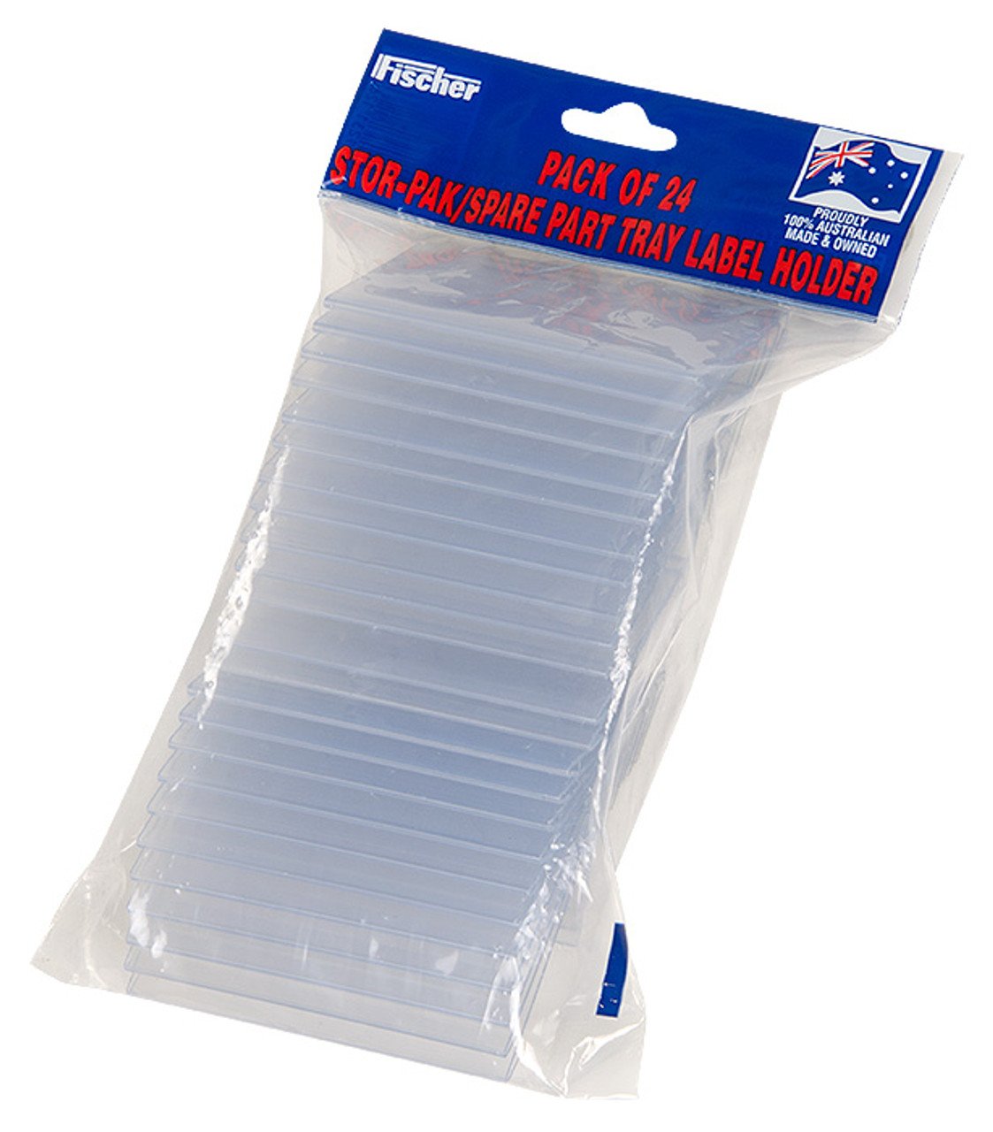 Plastic Label holder for Stor-Pak - Pack (24)