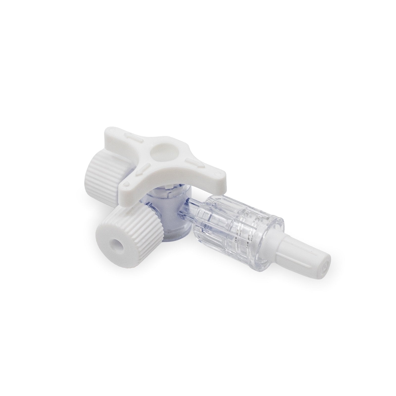 LOGIFLOW 3 Way Stopcock Lipid Resistant White - Box (50)