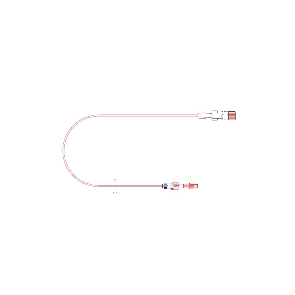 TUTA Extension Set, Standard Bore, FLL 75cm - Box (100)