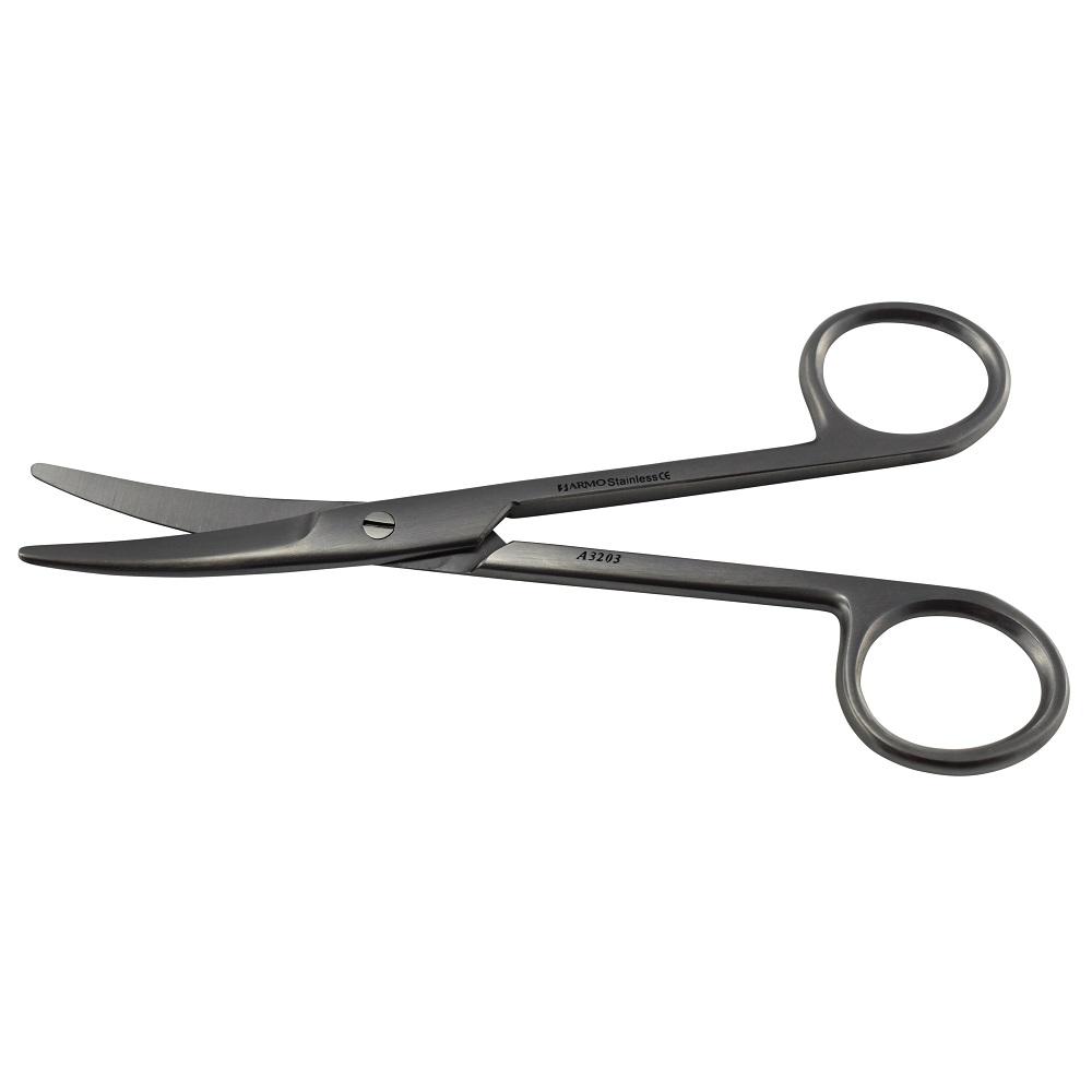 Mayo Scissors Curved 14.5cm ARMO Armo