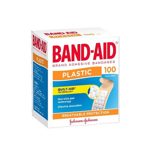 J & J Plastic Bandaid - Box (100)