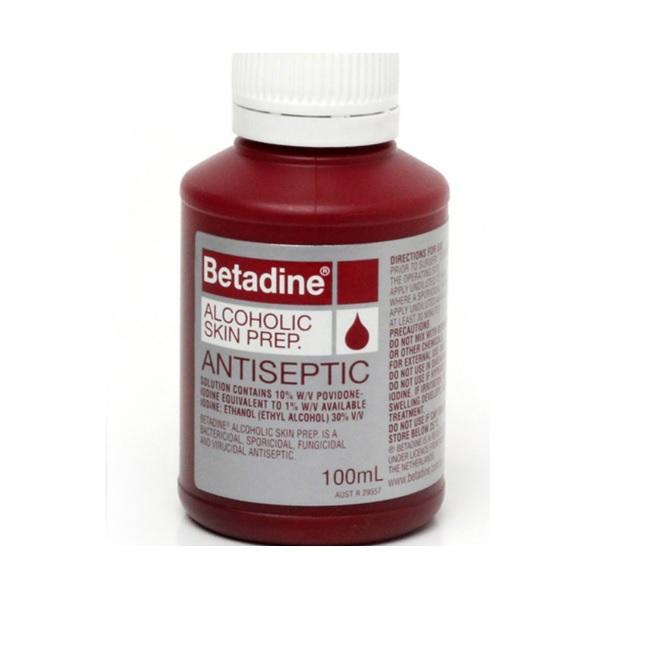 Betadine Alcoholic Skin Prep 100ml - each