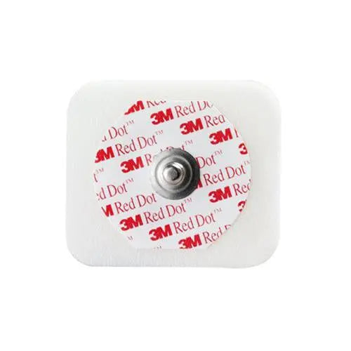 3M Red Dot Monitoring Electrodes With Foam Tape & Sticky Gel - Pack (50) 3M