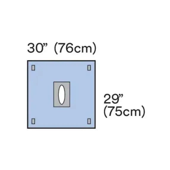 3M Steri-Drape Adhesive Aperture Drape 75x76cm - Box (40) 3M