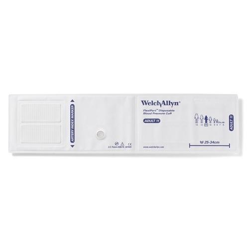 WELCH ALLYN Soft Flexiport Disposable BP Cuff, Adult, 25-34cm - Box 20