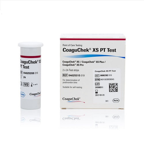 CoaguChek® XS PT Test Strips 2 Bottles - Box (48)