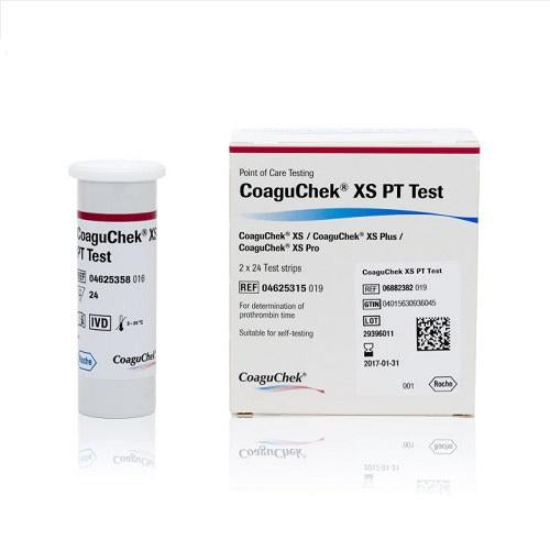 CoaguChek® XS PT Test Strips 2 Bottles - Box (48)