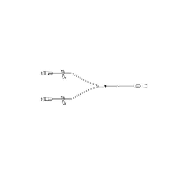 Alaris Smartsite Extension Set 23cm 2-Way Y-Connect 2SS - Box (100)