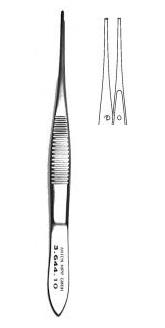 Graefe Iris Eye Forceps Straight 1x2 Teeth with Pin 10cm ARMO