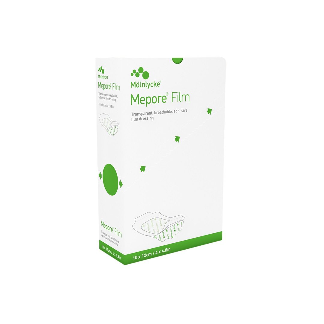 Mepore Film Transparent Adhesive Dressing 10 x 12cm - Box (70)