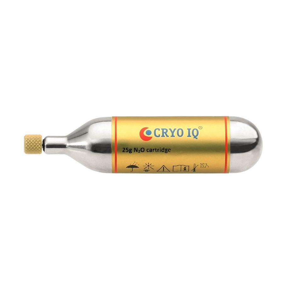 CryoIQ 25g N2O Gas Cartridge with Oxiblock Technology - Each