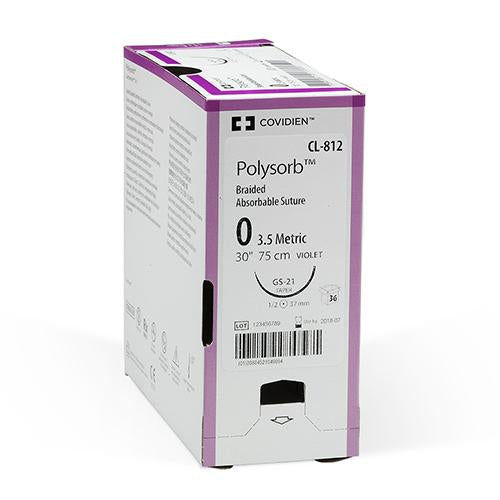 Polysorb Suture 4/0 45cm P13 Undyed - Box (12)