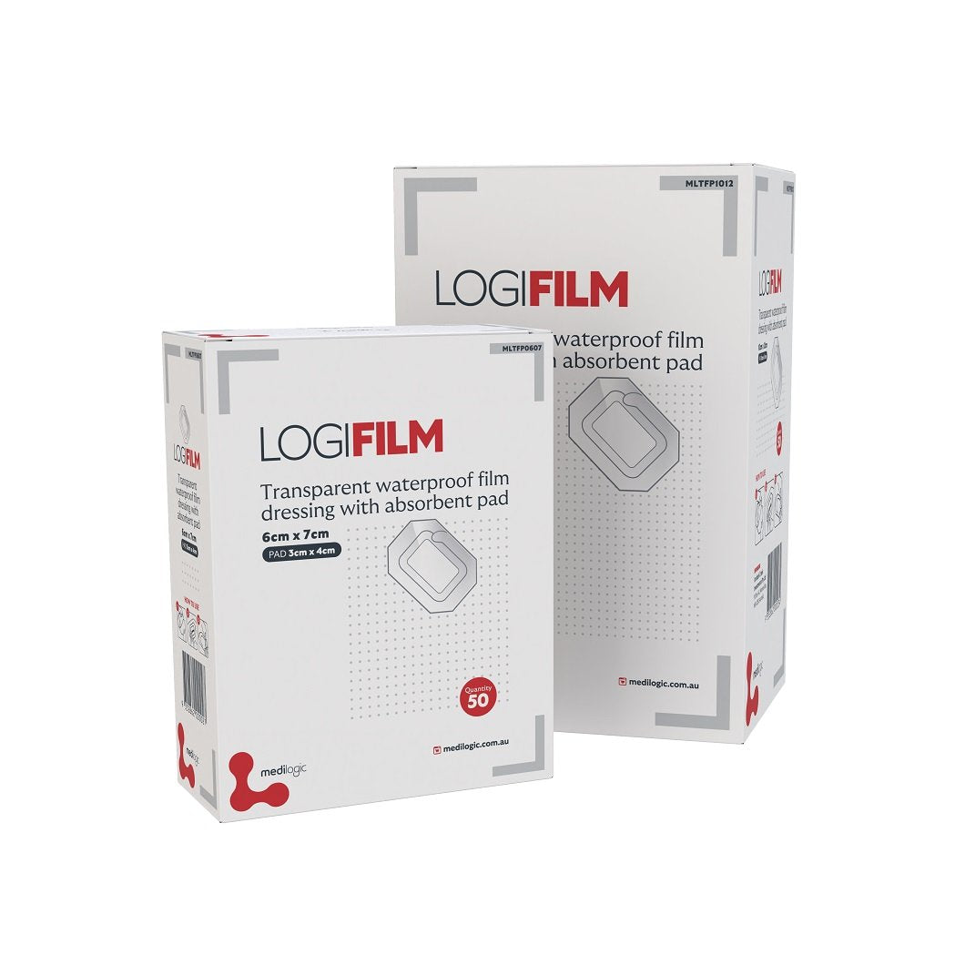LOGIFILM Film Island Dressing with Pad 6cm x 7cm - Box (50)