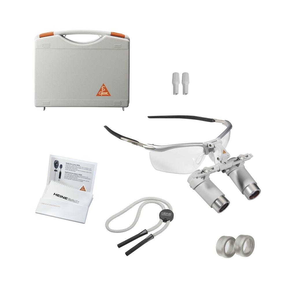 HEINE HRP Binocular Loupe 3.5x Set 420mm + i-View on S-FRAME