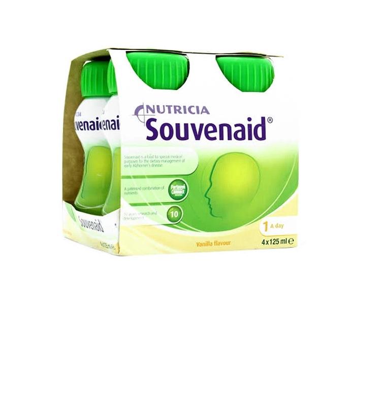 Souvenaid Memory Drink Vanilla 125ml - Pack (4)