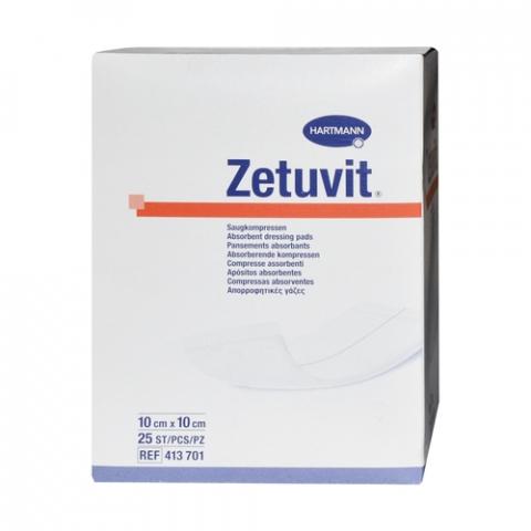 Zetuvit Absorbent Dressing Pads 10 x 10cm - Box (25)