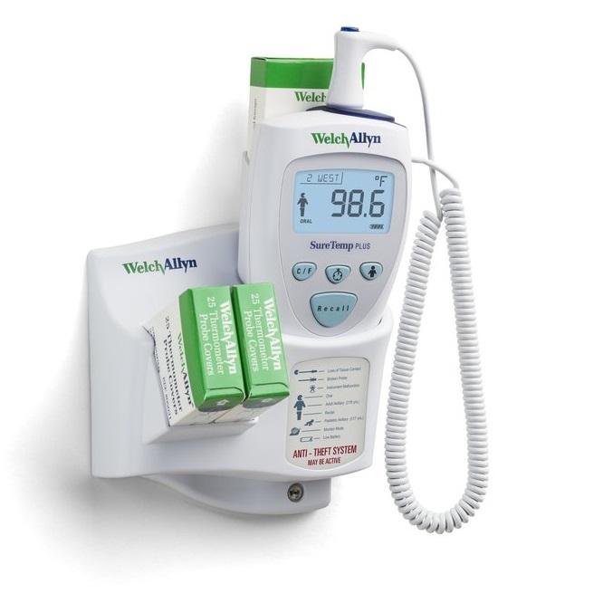 WELCH ALLYN SureTemp Plus Electronic Thermometer (Model 692), Wall Mount, 1.2m Oral P