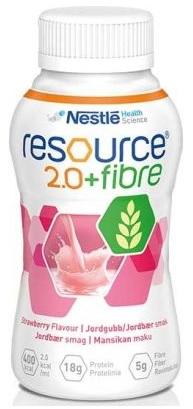 Resource 2.0 Fibre Strawberry 200ml - Carton (24 bottles)
