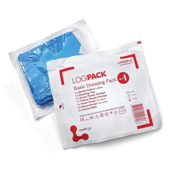 LOGIPACK Basic Dressing Pack Set 1 - Pack (20)