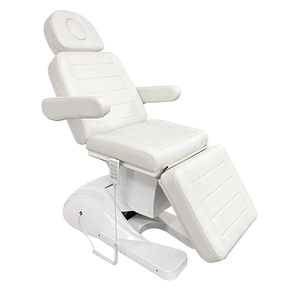 LOGIFORM Supreme Cosmetic Couch 4 Motor 3 Section in White Medical Grade Vinyl (PM5)